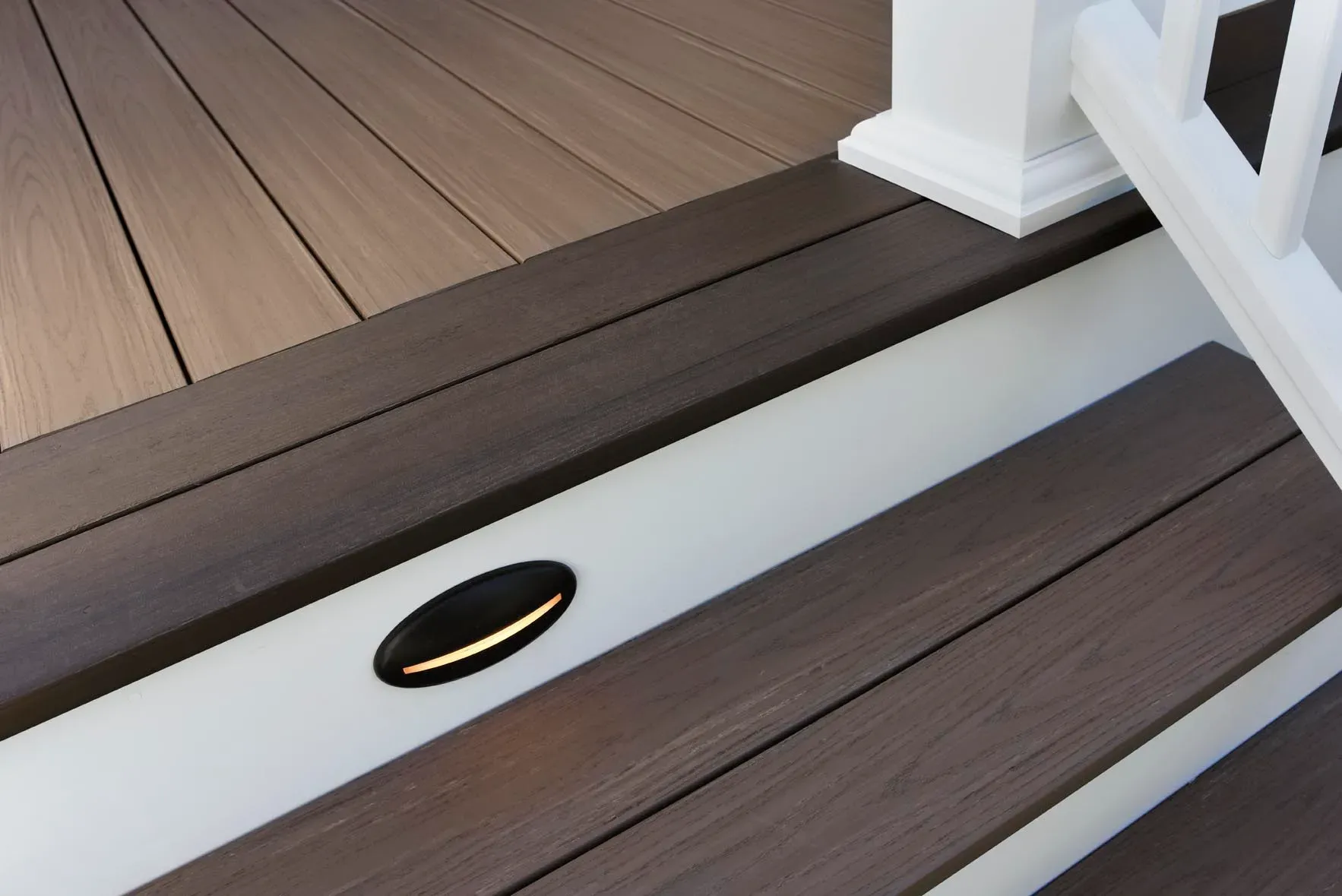 TimberTech Stair Tread Contrasting Colors