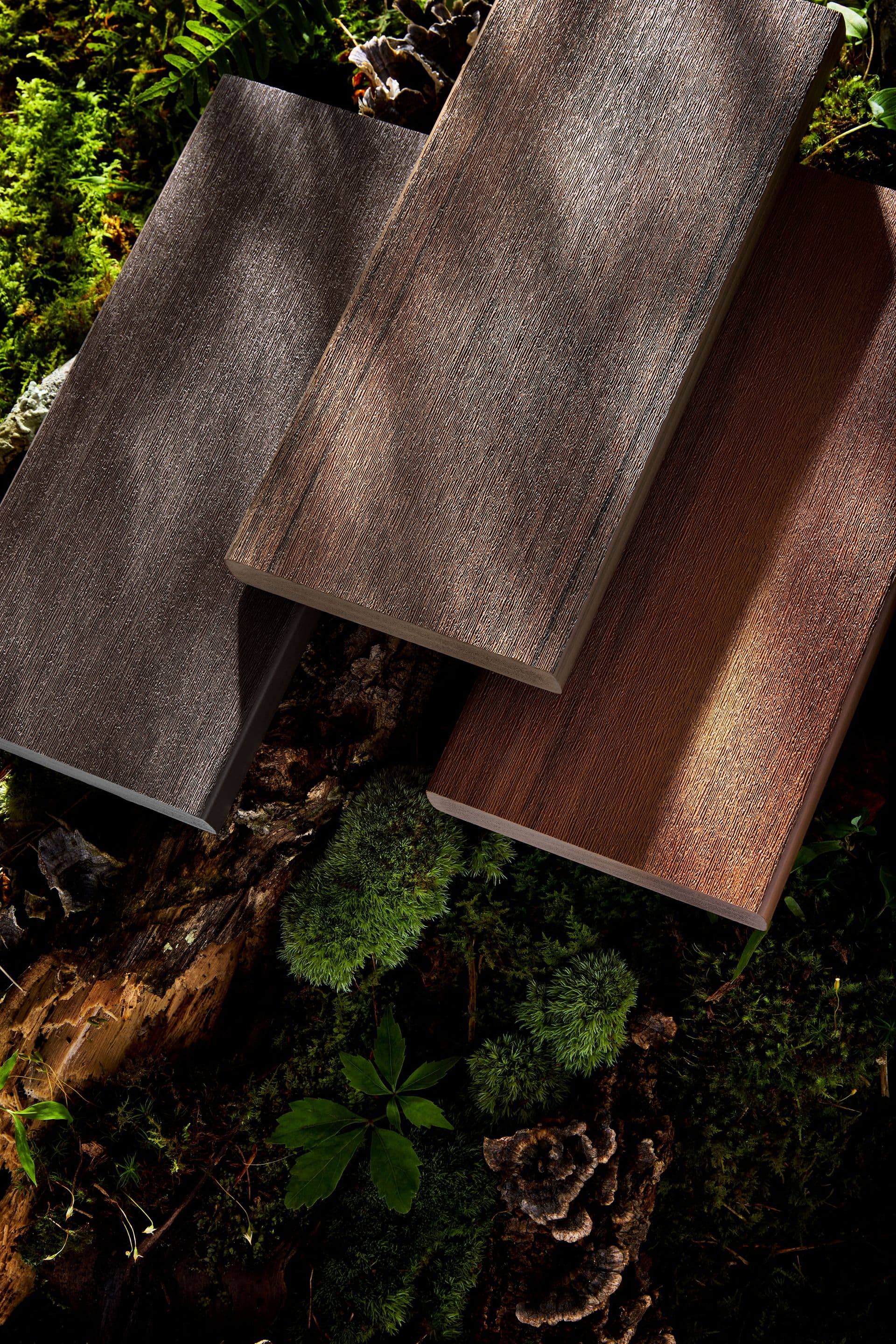 TimberTech - Vintage Advanced PVC - English Walnut - Cypress - Dark Hickory