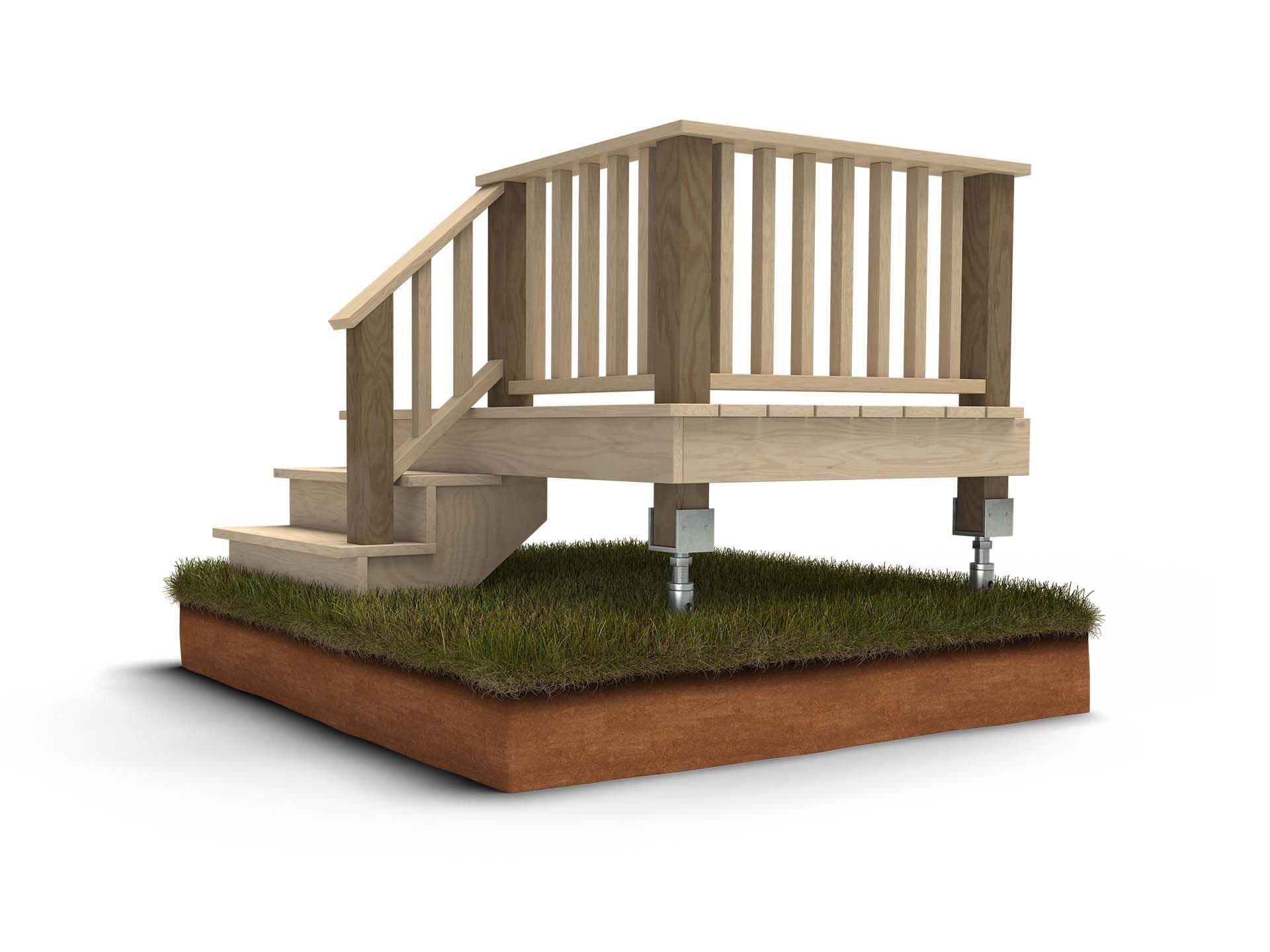 Deck Helical Footings
