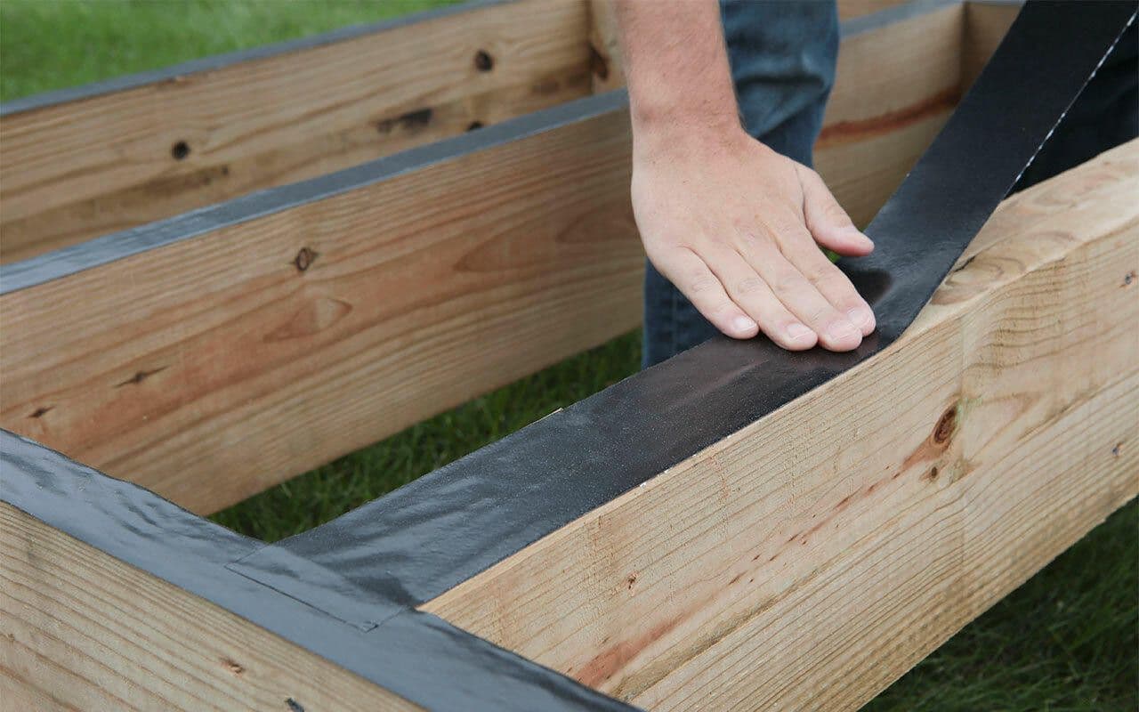 Applying Deck Joist Tape