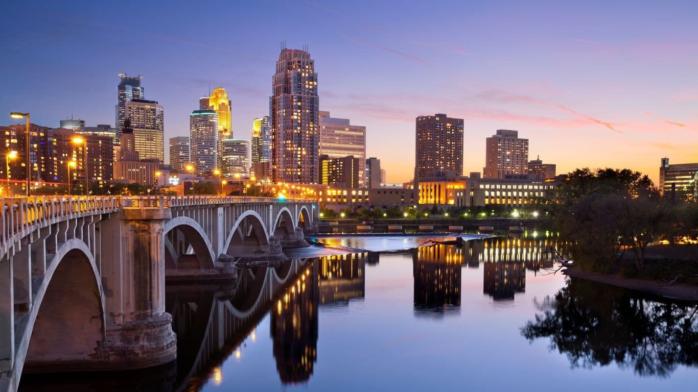 Skyline photo of Minneapolis