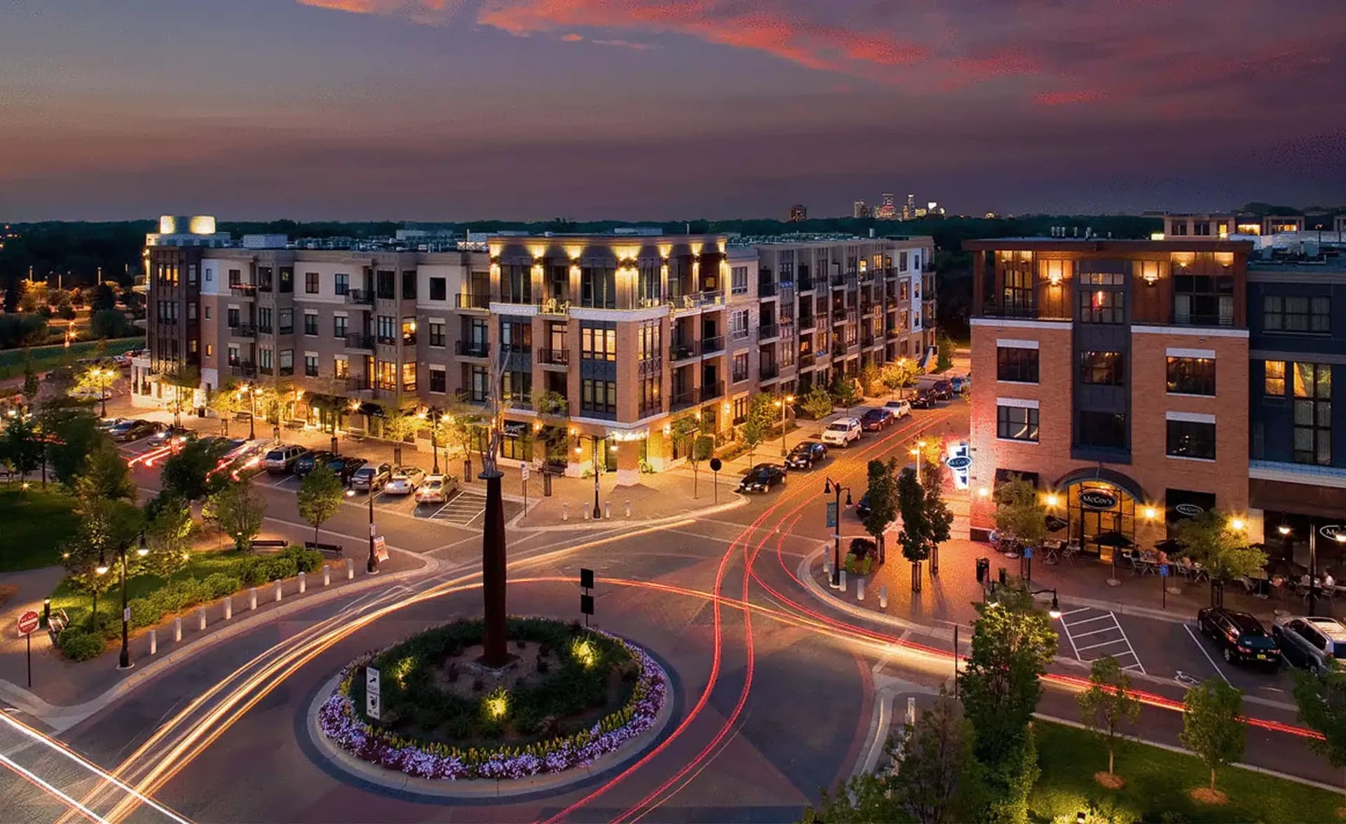 Skyline view of St Louis Park MN